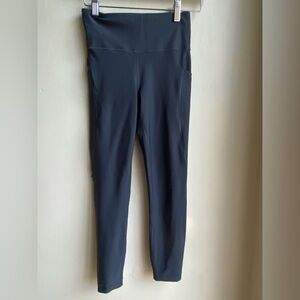 ATHLETA Women’s Leggings Size XS - Gray - Side Pockets - Adjustable Waist